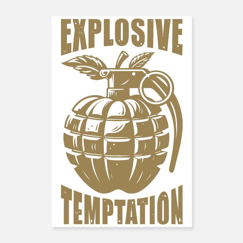 Tentation explosive Poster 40 x 60 cm