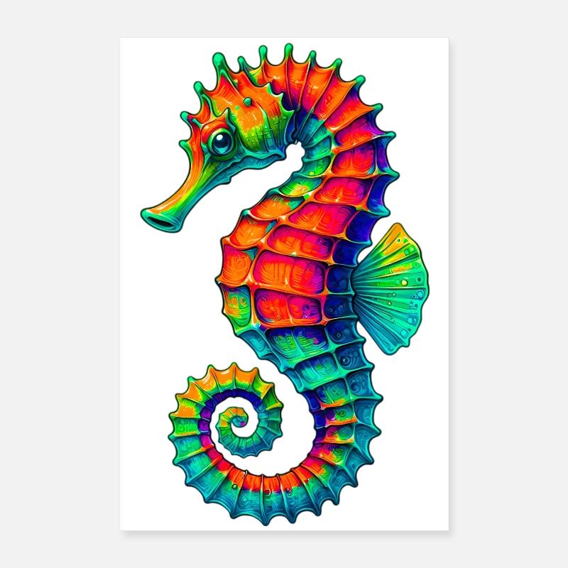 Seepferdchen Poster 40x60 cm