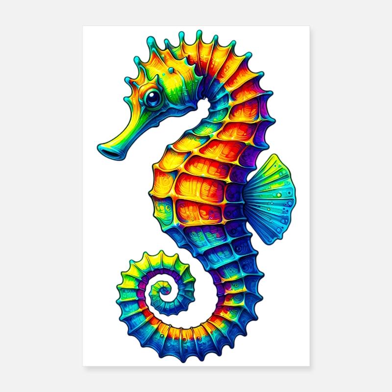 Seepferdchen Poster 40x60 cm