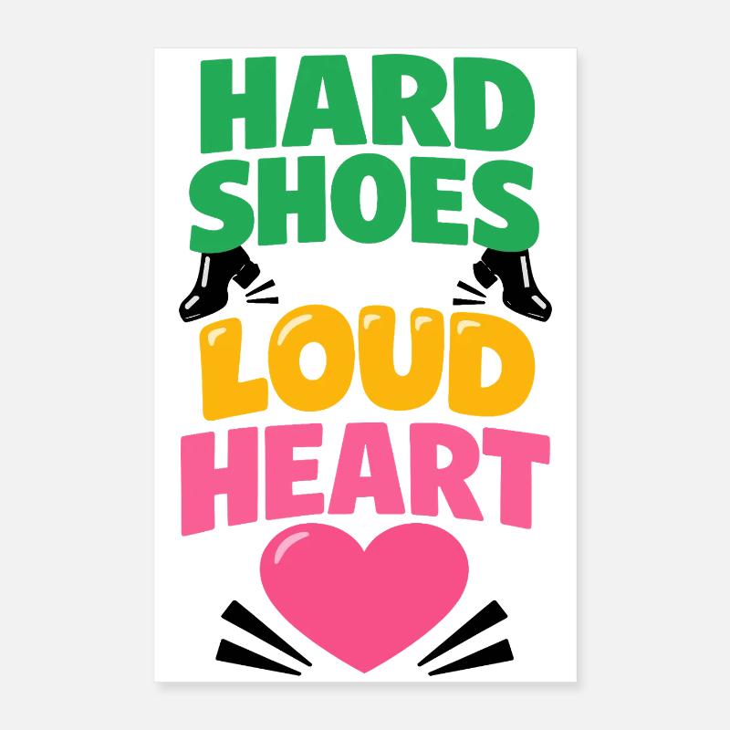 Irish Dance Step-dancing Celtic Fan Poster 16" x 24" (40x60 cm)
