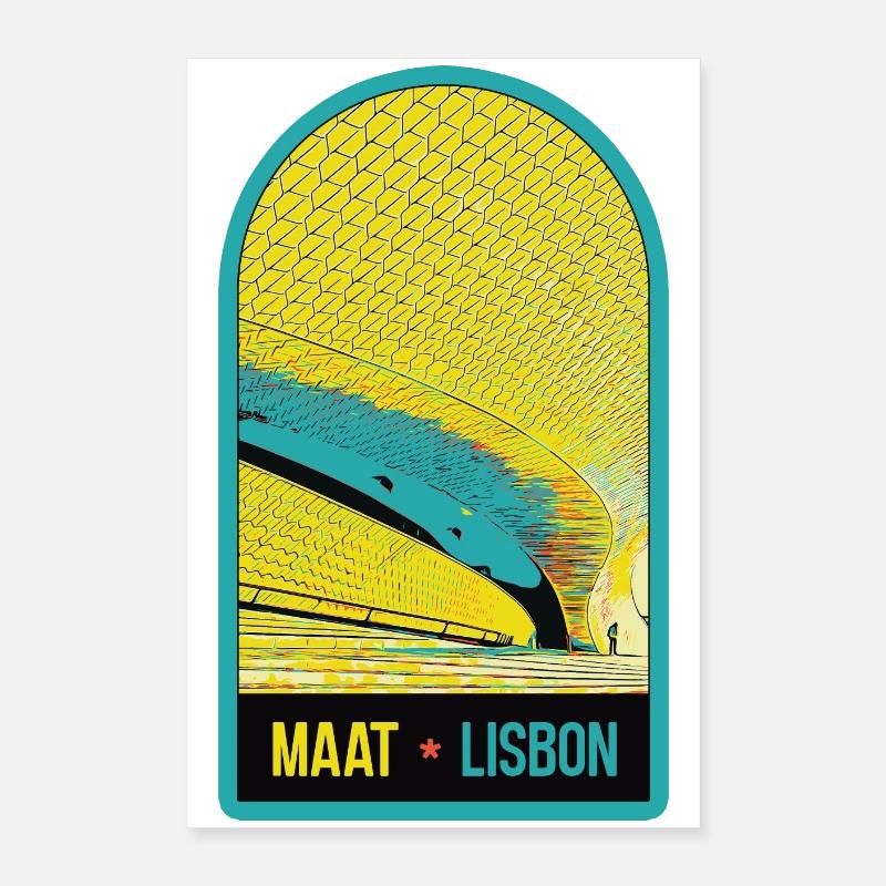 MAAT, Lisbonne : Art, Architecture, Technologie Poster 40 x 60 cm