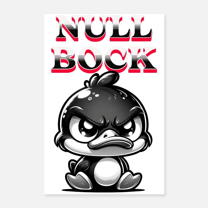NULL BOCK Poster 40x60 cm