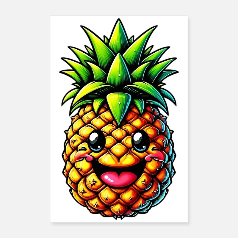Pineapple Poster 16" x 24" (40x60 cm)