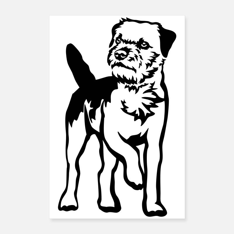 Border Terrier Poster 40x60 cm