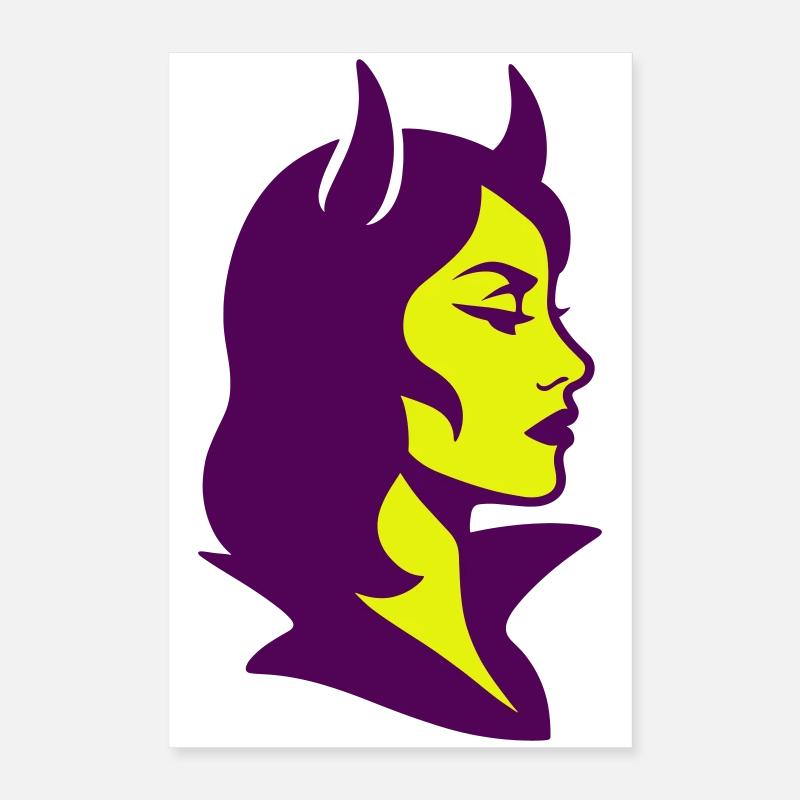She Devil Pop Art Poster 16" x 24" (40x60 cm)