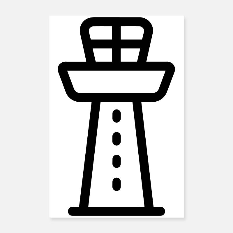 Control Tower Poster 16" x 24" (40x60 cm)