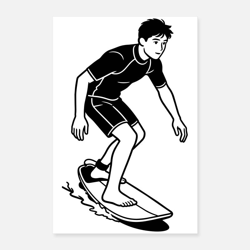 Skimboard Poster 40 x 60 cm