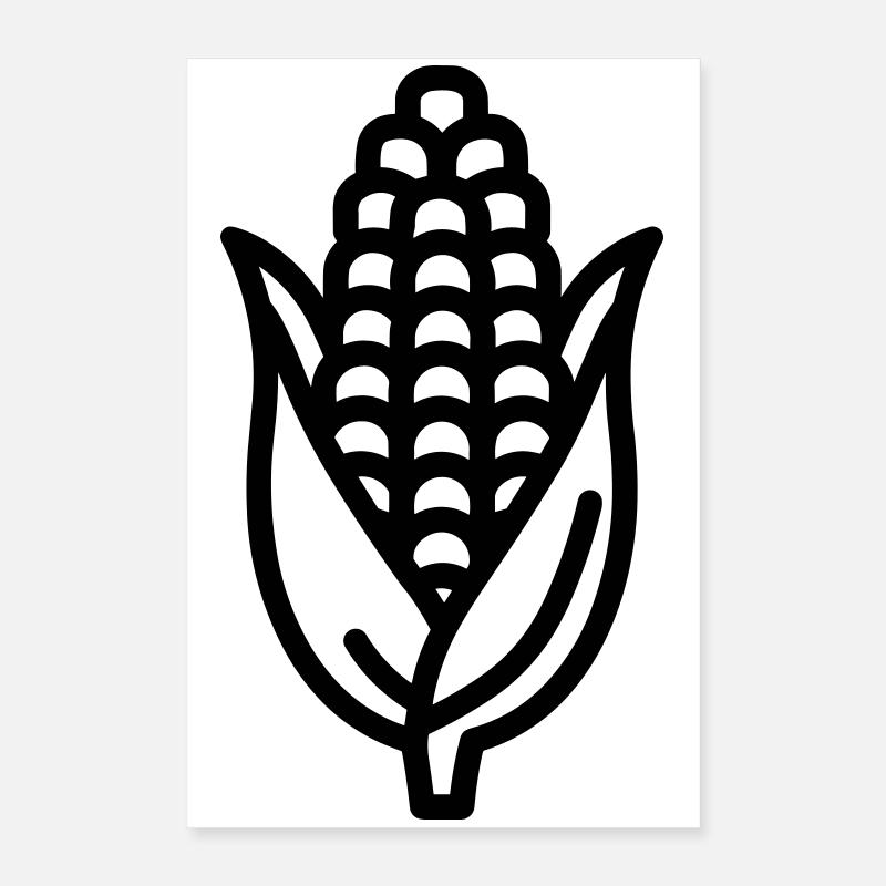 Maiskolben Poster 40x60 cm