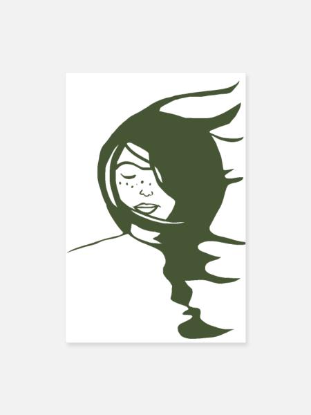 WIND - Poster 40x60 cm - Weiß - Vorne