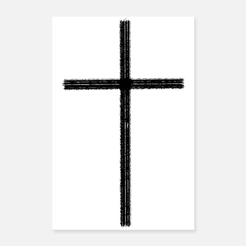 Jésus-Christ Croix Pâques Poster 40 x 60 cm