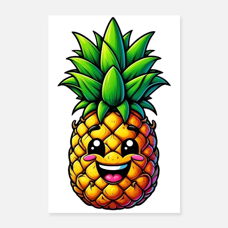 Pineapple Poster 16" x 24" (40x60 cm)