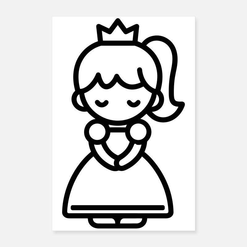 princesse Poster 40 x 60 cm