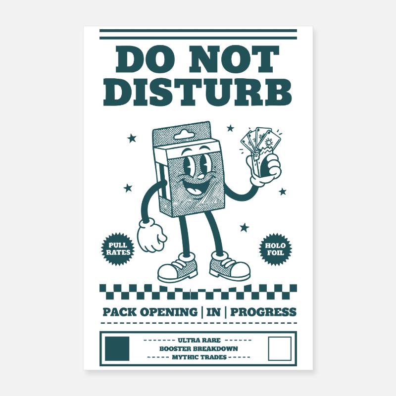 Ne pas interrompre l’ouverture de paquets en cours de trading Poster 40 x 60 cm