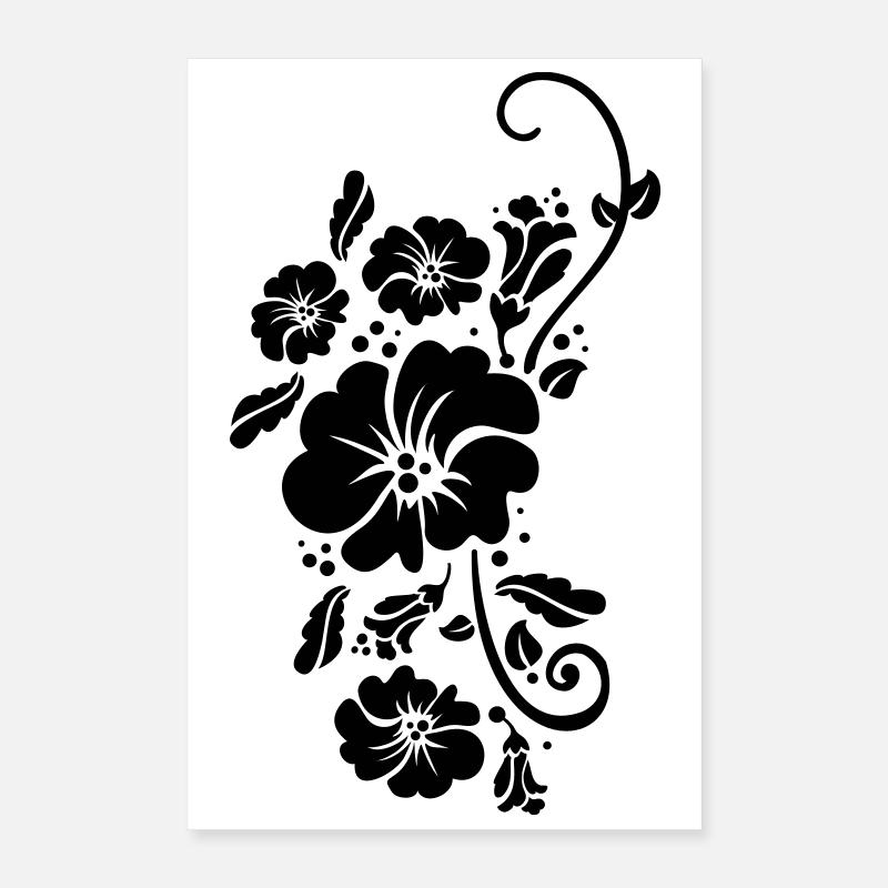 floral flower blumen sommer Poster 40 x 60 cm