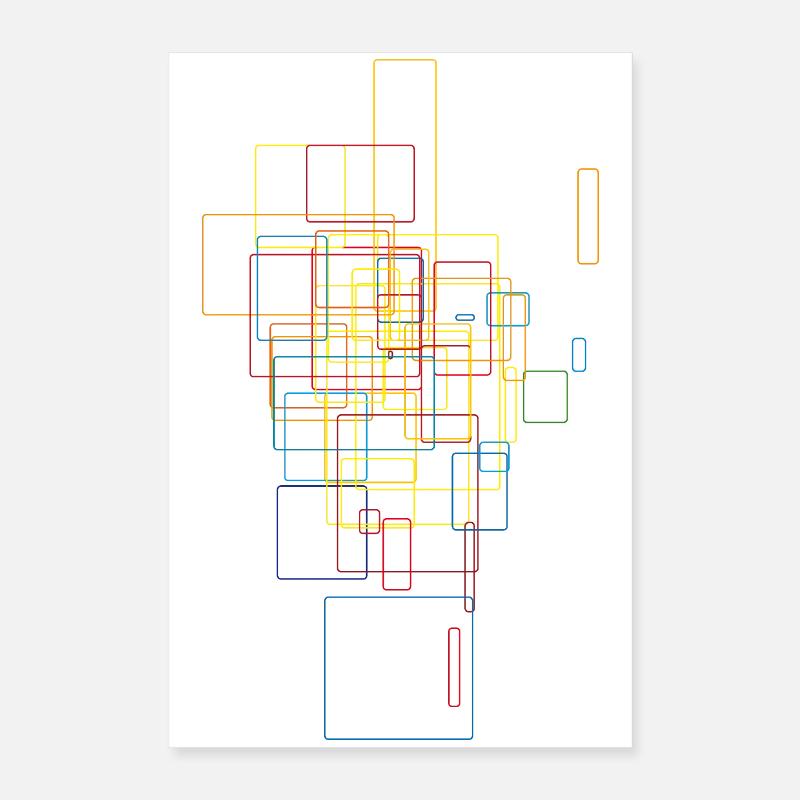 Sci-Fi Muster / abstrakt Poster 40x60 cm
