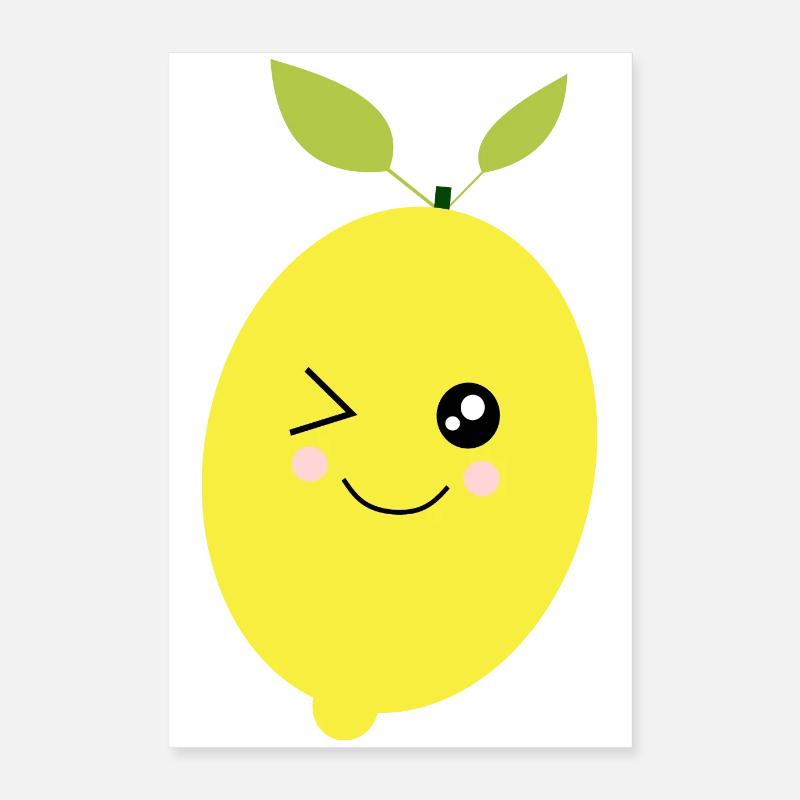 citron vert lime Poster 40 x 60 cm