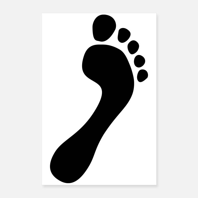 Surface pieds nus des coureurs naturels 2023 Poster 40 x 60 cm