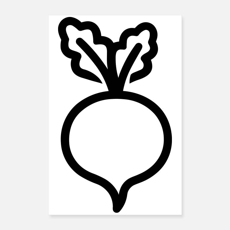 Rübe Poster 40x60 cm