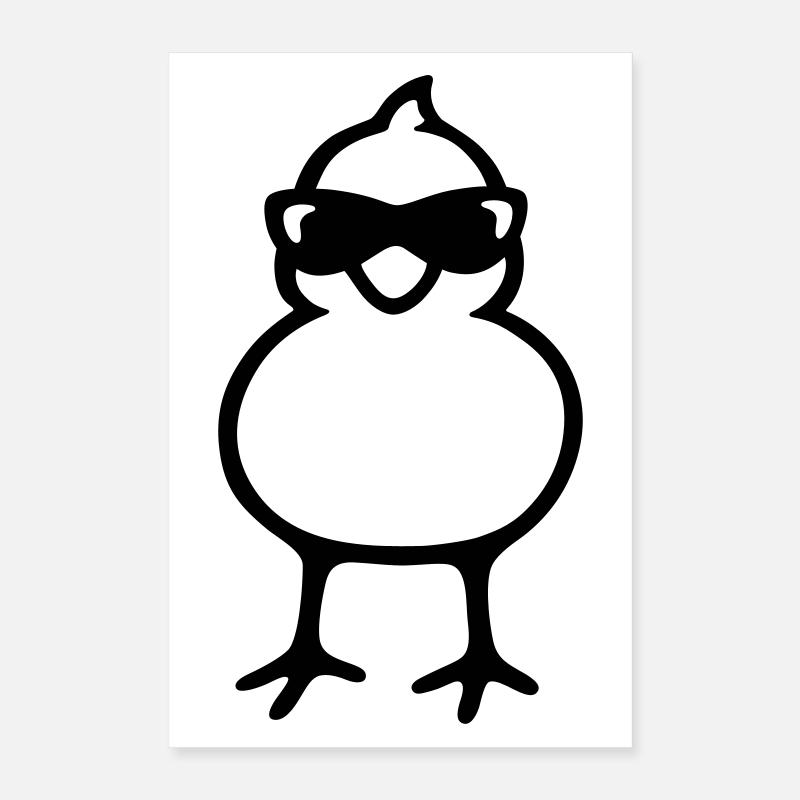 Cool Chick Poster 40x60 cm