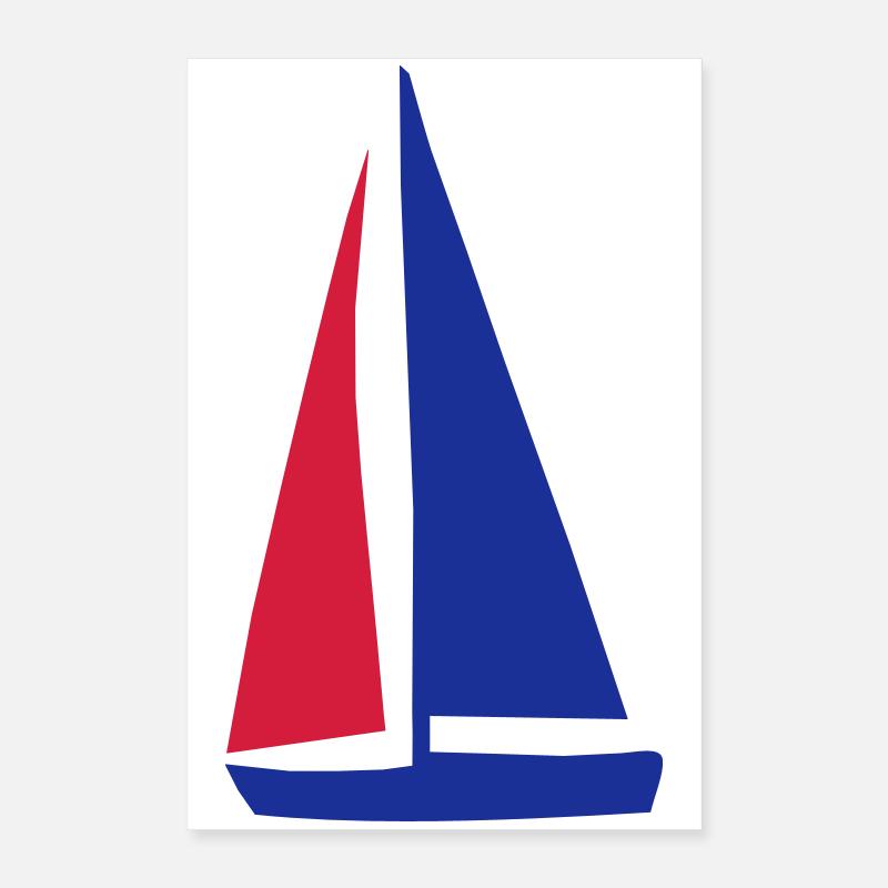 Segelboot Poster 40x60 cm