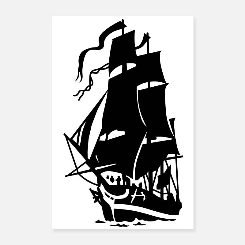 Segelschiff Poster 40x60 cm