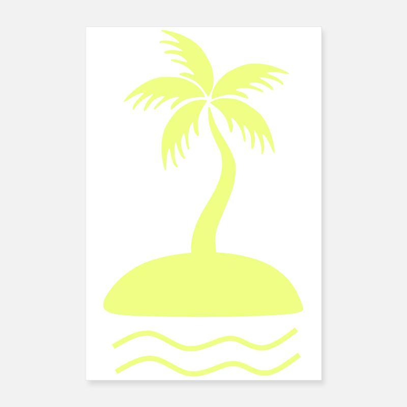 T-shirt de vacances avec Pame à concevoir soi-même Poster 40 x 60 cm