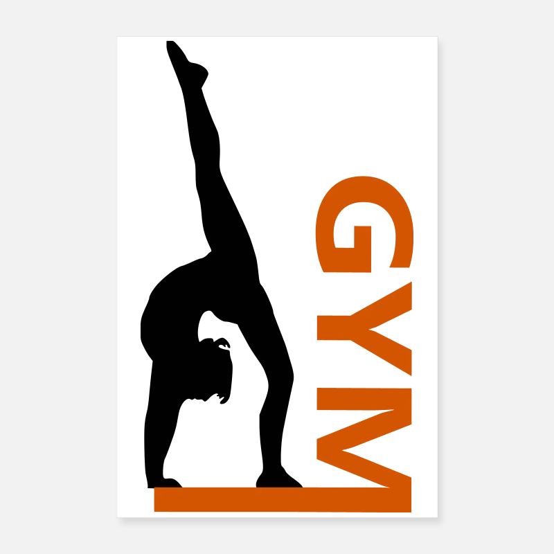 Gymnastik Poster 40x60 cm