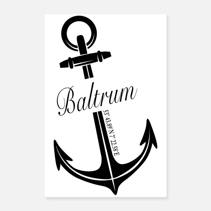 Baltrum Poster 40x60 cm