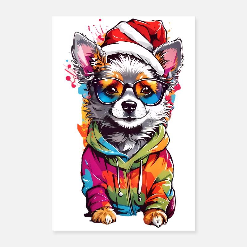 Chien mignon Poster 40 x 60 cm
