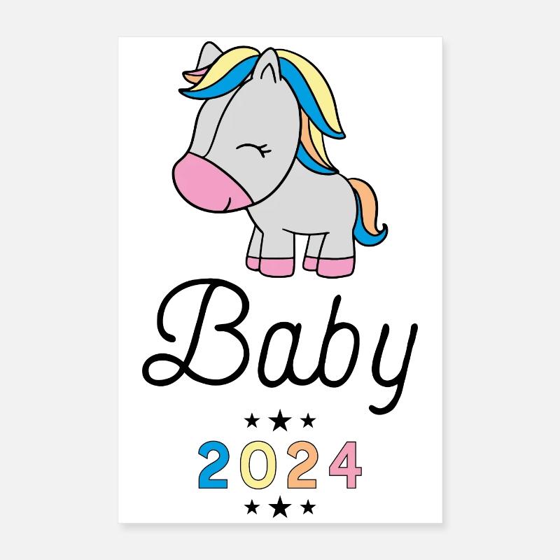 Bébé 2024 Poster 40 x 60 cm