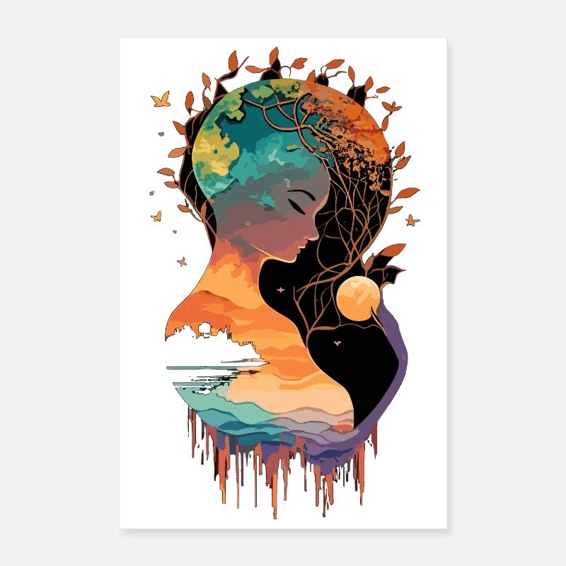 Natural Harmony Artwork Poster 16" x 24" (40x60 cm)