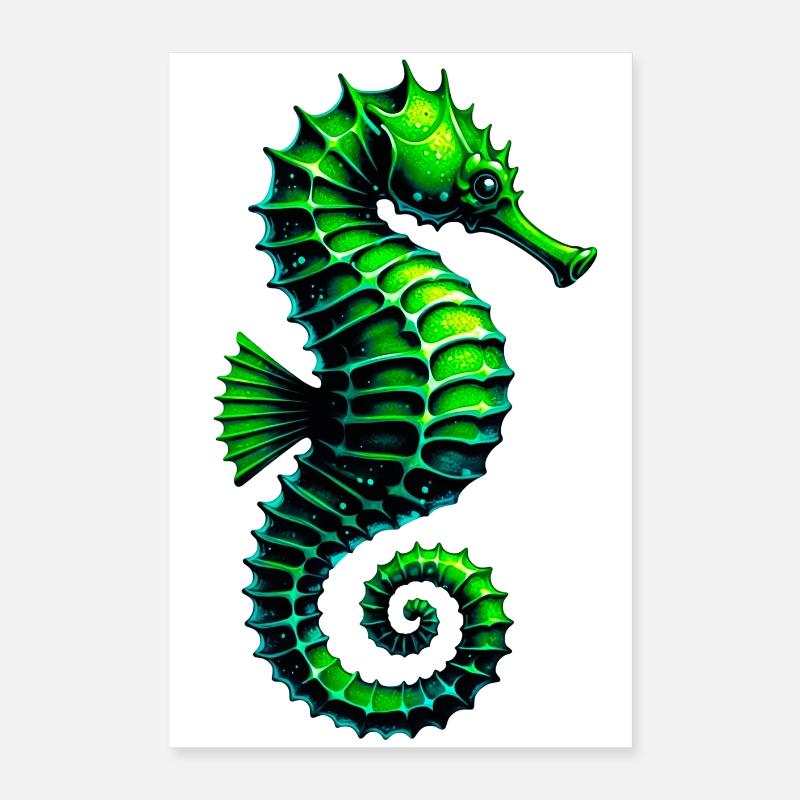 Hippocampe Poster 40 x 60 cm