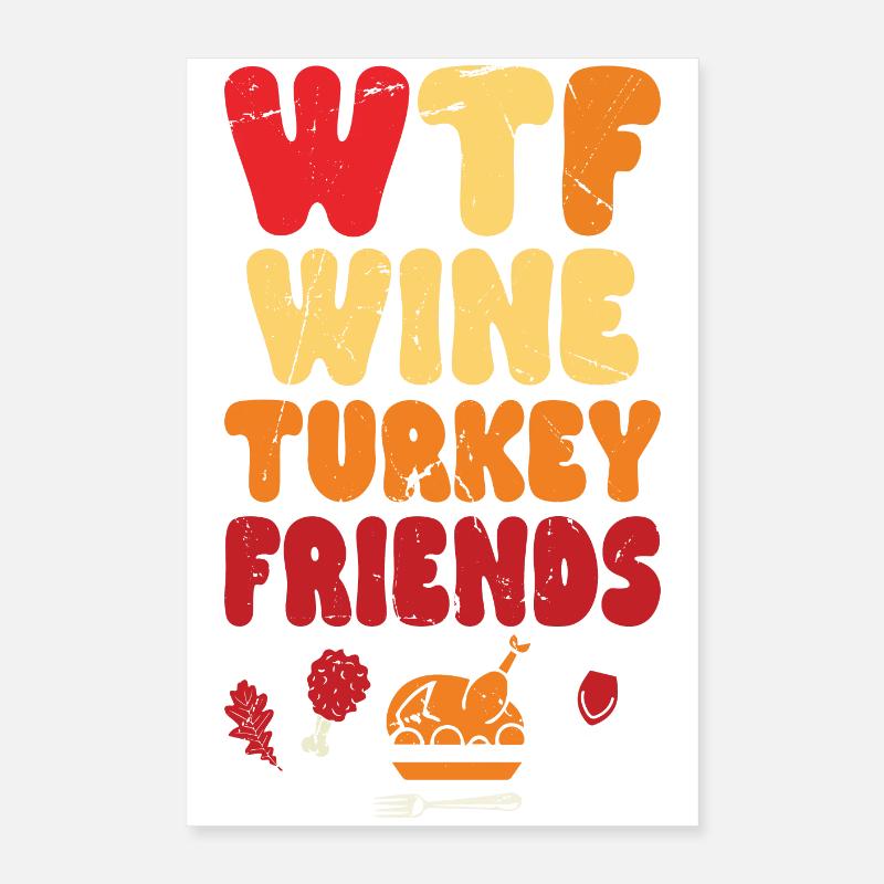 Thanksgiving Poster 16" x 24" (40x60 cm)