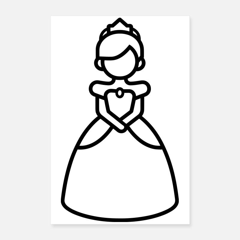 princesse Poster 40 x 60 cm