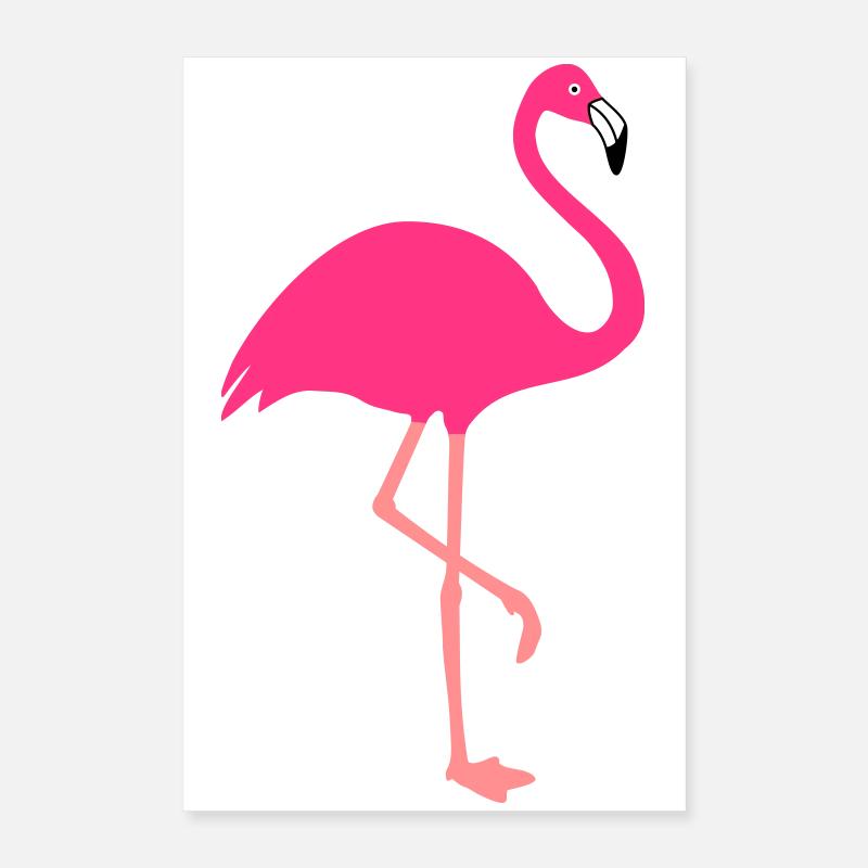 Flamingo - design animal Poster 40 x 60 cm