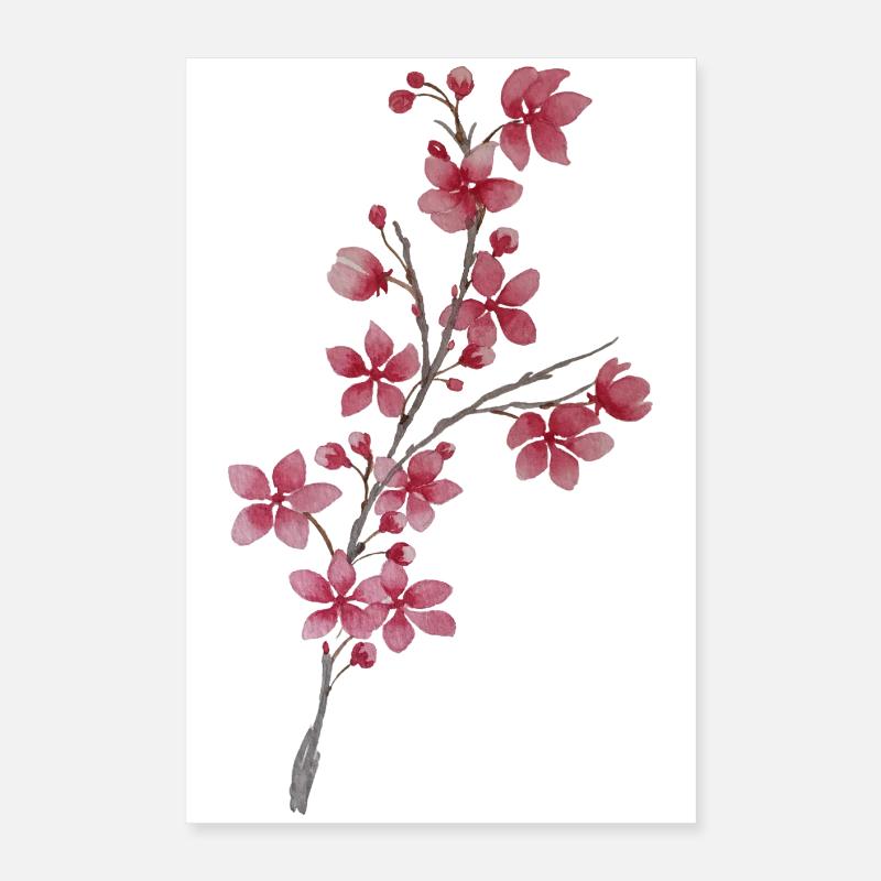 Kirschzweig Poster 40x60 cm