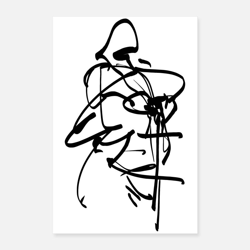 Figurine de croisé Poster 40 x 60 cm