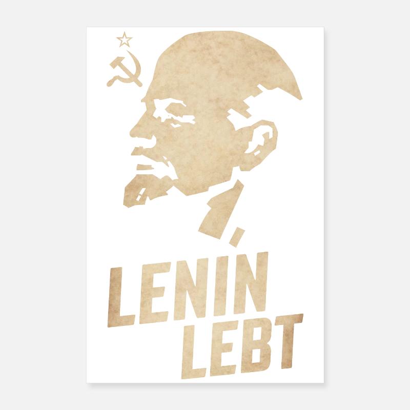 Lénine est vivant Poster 40 x 60 cm