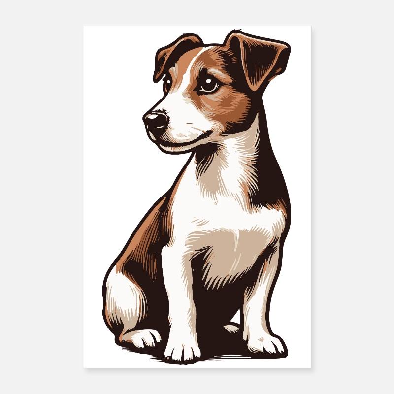 Jack Russell Terrier Poster 40 x 60 cm