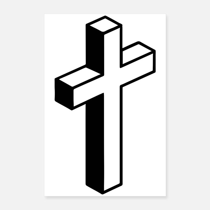 Cross symbol Poster 16" x 24" (40x60 cm)