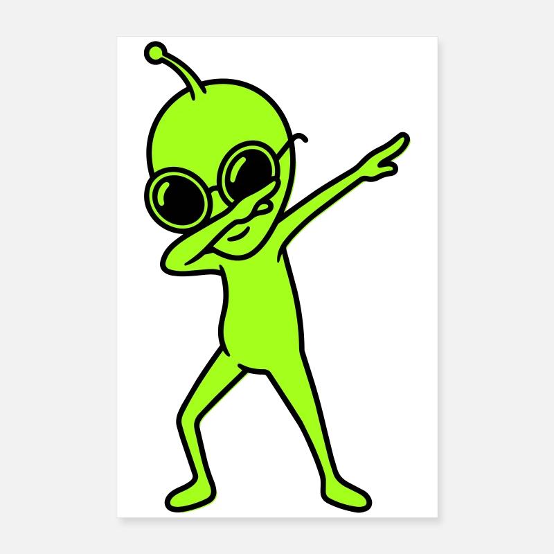 Alien Dab Poster 40 x 60 cm
