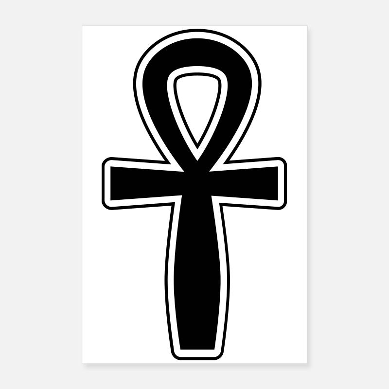 Symbole Ankh Poster 40 x 60 cm