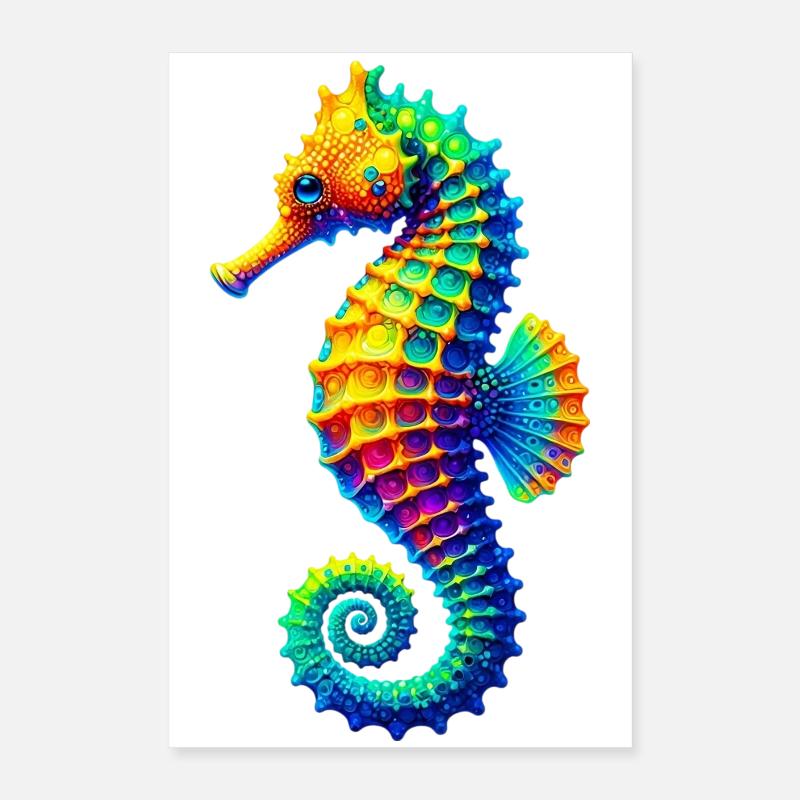 Seepferdchen Poster 40x60 cm