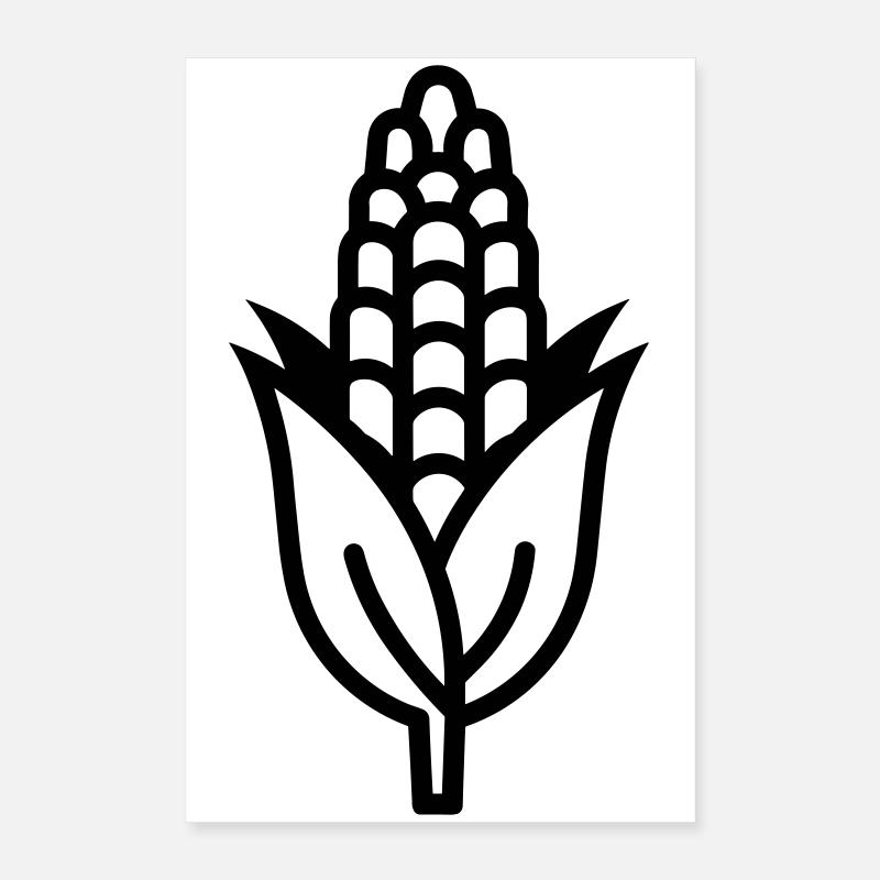 Maiskolben Poster 40x60 cm