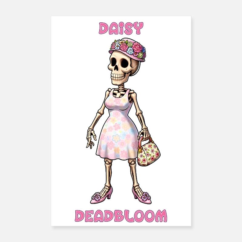 Daisy Deadbloom Skelett Animation Serie Co-Star Poster 40x60 cm