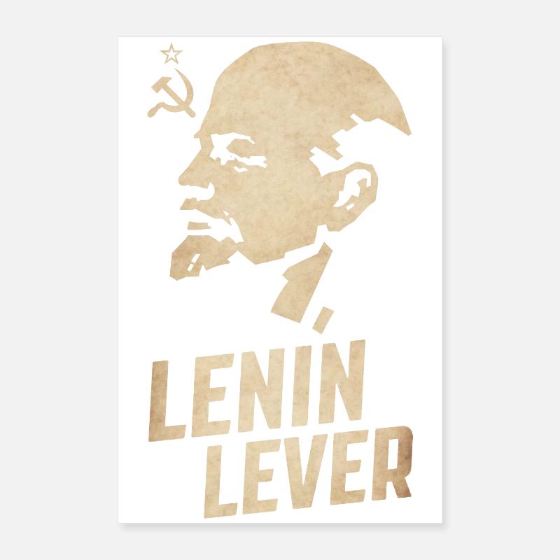 Lénine vit Poster 40 x 60 cm