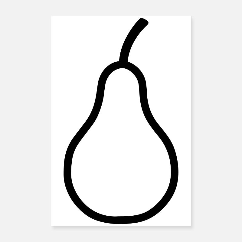 poire Poster 40 x 60 cm