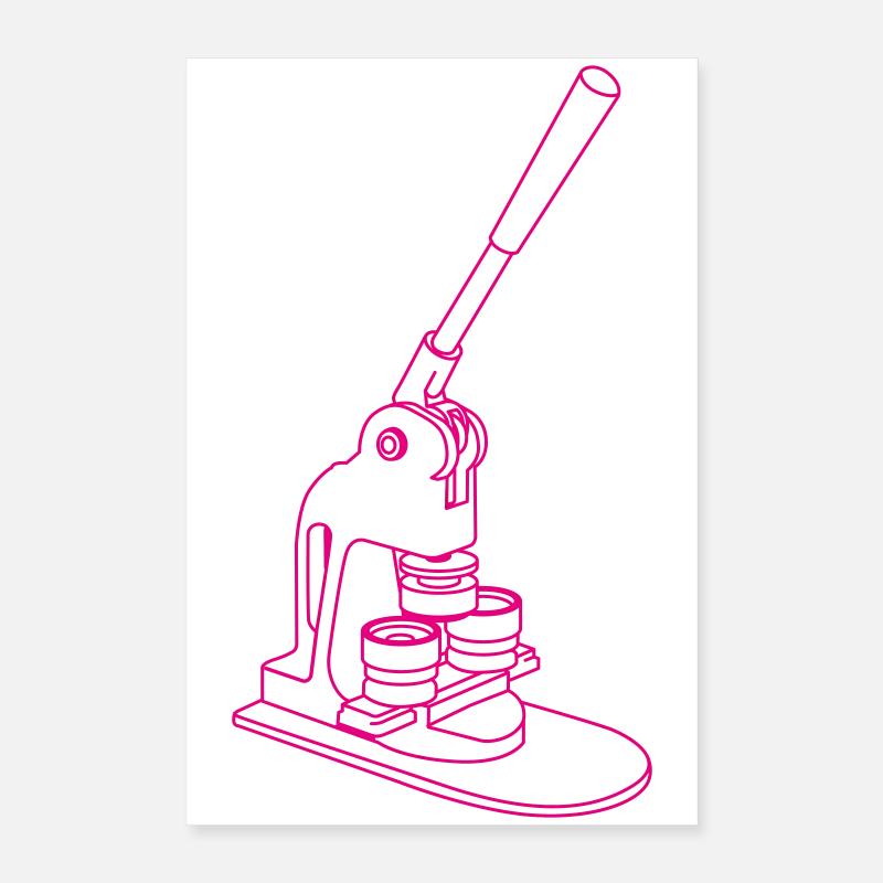 Buttonmachine Poster 40 x 60 cm