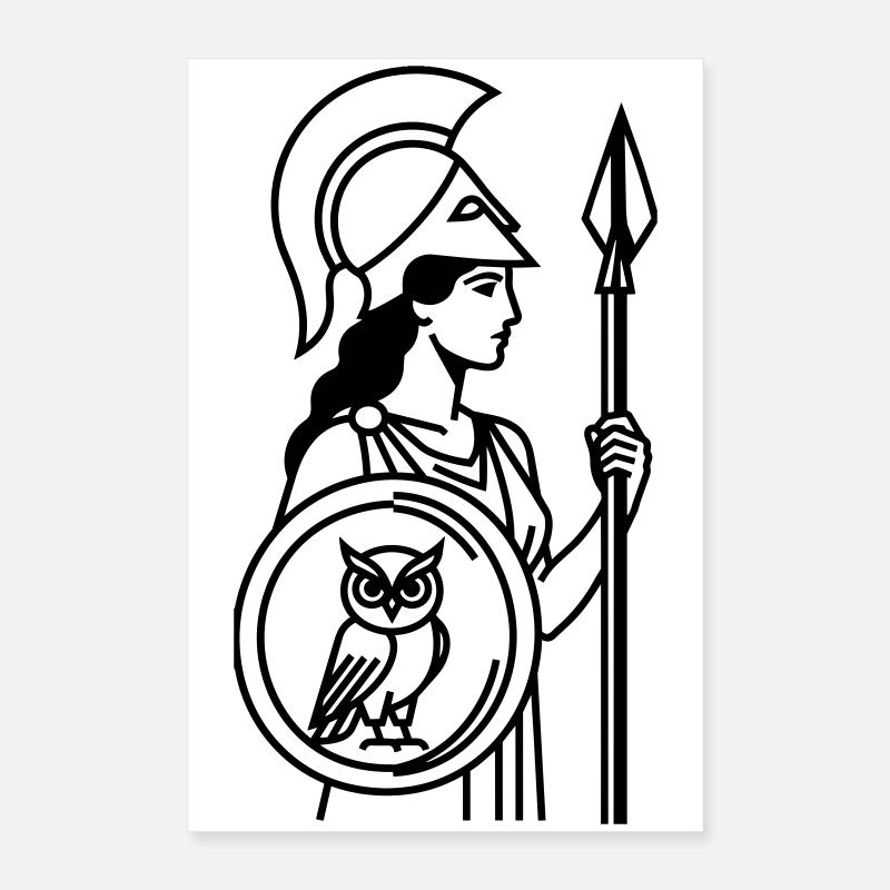 Athene Poster 40x60 cm