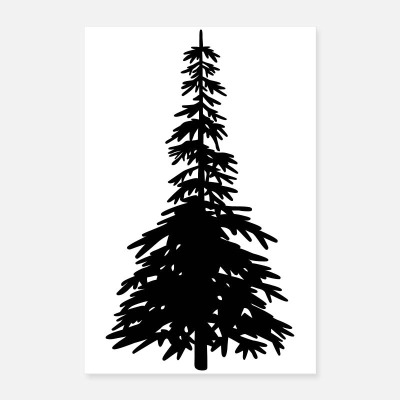 arbre de Noël Poster 40 x 60 cm